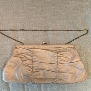 Hobo leather clutch
